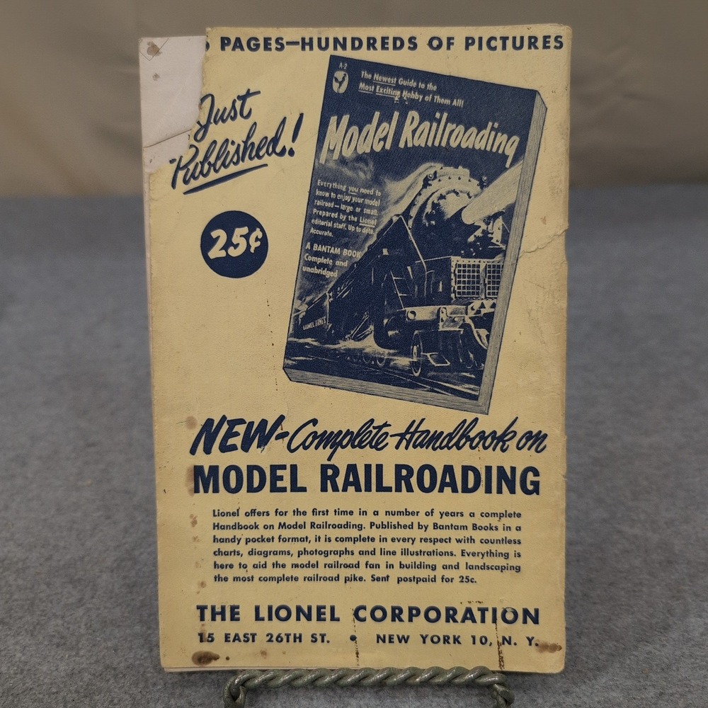 1950‎ Lionel Trains Instructions for Assembling and Operating Manual No 926-50 - Picture 2 of 5